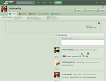Tablet Screenshot of chris-toe-fur.deviantart.com