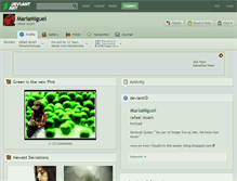 Tablet Screenshot of mariamiguel.deviantart.com