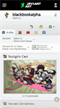 Mobile Screenshot of blackbookalpha.deviantart.com