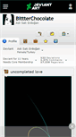 Mobile Screenshot of bittterchocolate.deviantart.com