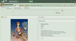 Desktop Screenshot of perpetual-rose.deviantart.com