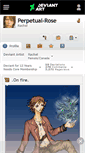 Mobile Screenshot of perpetual-rose.deviantart.com