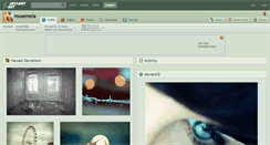 Desktop Screenshot of musemela.deviantart.com