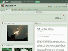 Tablet Screenshot of darthenchantra.deviantart.com