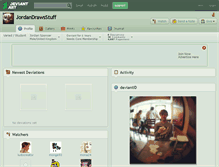 Tablet Screenshot of jordandrawsstuff.deviantart.com