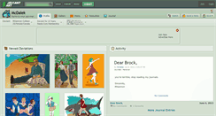 Desktop Screenshot of mcdalek.deviantart.com