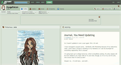 Desktop Screenshot of hyugafalcon.deviantart.com