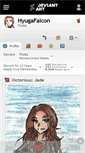 Mobile Screenshot of hyugafalcon.deviantart.com