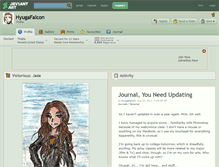 Tablet Screenshot of hyugafalcon.deviantart.com