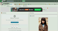 Desktop Screenshot of emilygolightly.deviantart.com