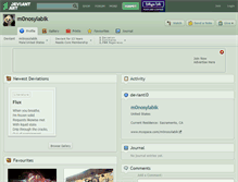 Tablet Screenshot of m0nosylabik.deviantart.com
