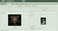 Desktop Screenshot of narada.deviantart.com