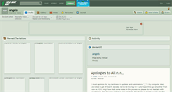 Desktop Screenshot of angels.deviantart.com