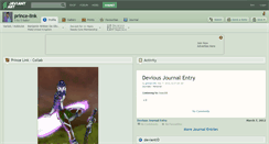 Desktop Screenshot of prince-link.deviantart.com