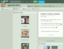 Tablet Screenshot of animaniacs-fans.deviantart.com