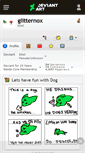 Mobile Screenshot of glitternox.deviantart.com