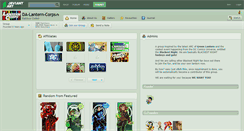 Desktop Screenshot of da-lantern-corps.deviantart.com