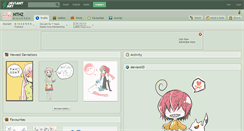 Desktop Screenshot of nthz.deviantart.com