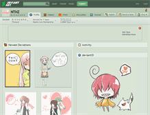Tablet Screenshot of nthz.deviantart.com
