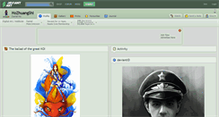 Desktop Screenshot of hozhuangshi.deviantart.com