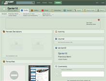 Tablet Screenshot of fjavier10.deviantart.com