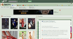 Desktop Screenshot of daggerhime.deviantart.com