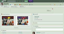Desktop Screenshot of mikematei.deviantart.com