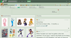 Desktop Screenshot of namrii.deviantart.com