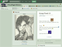 Tablet Screenshot of princerogersnelson.deviantart.com
