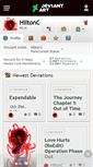 Mobile Screenshot of hiltonc.deviantart.com