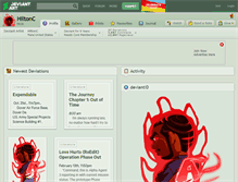 Tablet Screenshot of hiltonc.deviantart.com