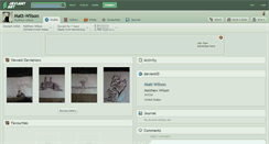 Desktop Screenshot of matt-wilson.deviantart.com