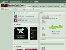 Tablet Screenshot of cupcakes-fanfic-fans.deviantart.com