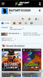 Mobile Screenshot of bastart-d3sign.deviantart.com