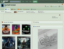 Tablet Screenshot of bastart-d3sign.deviantart.com