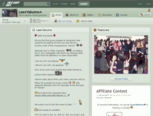 Tablet Screenshot of leexyakumo.deviantart.com