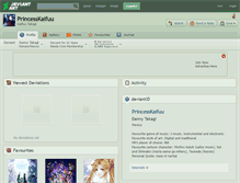 Tablet Screenshot of princesskaifuu.deviantart.com