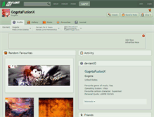 Tablet Screenshot of gogetafusionx.deviantart.com