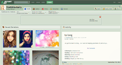 Desktop Screenshot of frostistrawbarry.deviantart.com