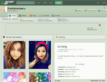 Tablet Screenshot of frostistrawbarry.deviantart.com