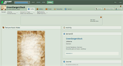 Desktop Screenshot of greendangersstock.deviantart.com