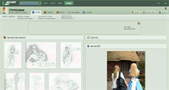 Desktop Screenshot of christydaae.deviantart.com