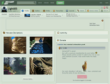 Tablet Screenshot of lighti85.deviantart.com