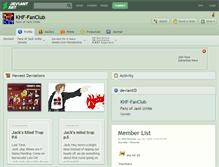 Tablet Screenshot of khf-fanclub.deviantart.com