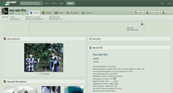 Desktop Screenshot of boy-sets-fire.deviantart.com