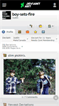 Mobile Screenshot of boy-sets-fire.deviantart.com