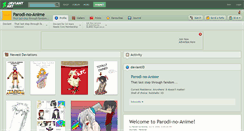 Desktop Screenshot of parodi-no-anime.deviantart.com