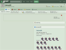 Tablet Screenshot of catzoo00.deviantart.com