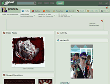 Tablet Screenshot of pharie82.deviantart.com
