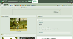 Desktop Screenshot of mozok.deviantart.com